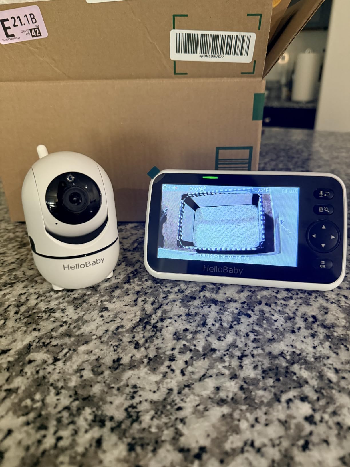HelloBaby No WiFi Baby Monitor Camera and Audio HB6550, 5