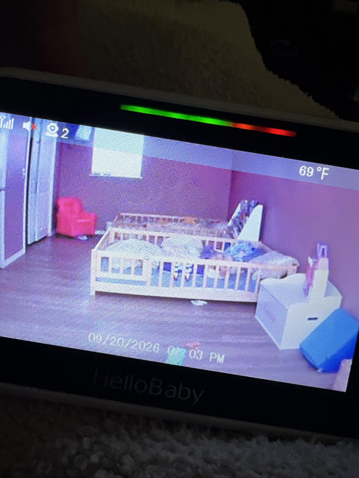HelloBaby No WiFi Baby Monitor Camera and Audio HB6550, 5
