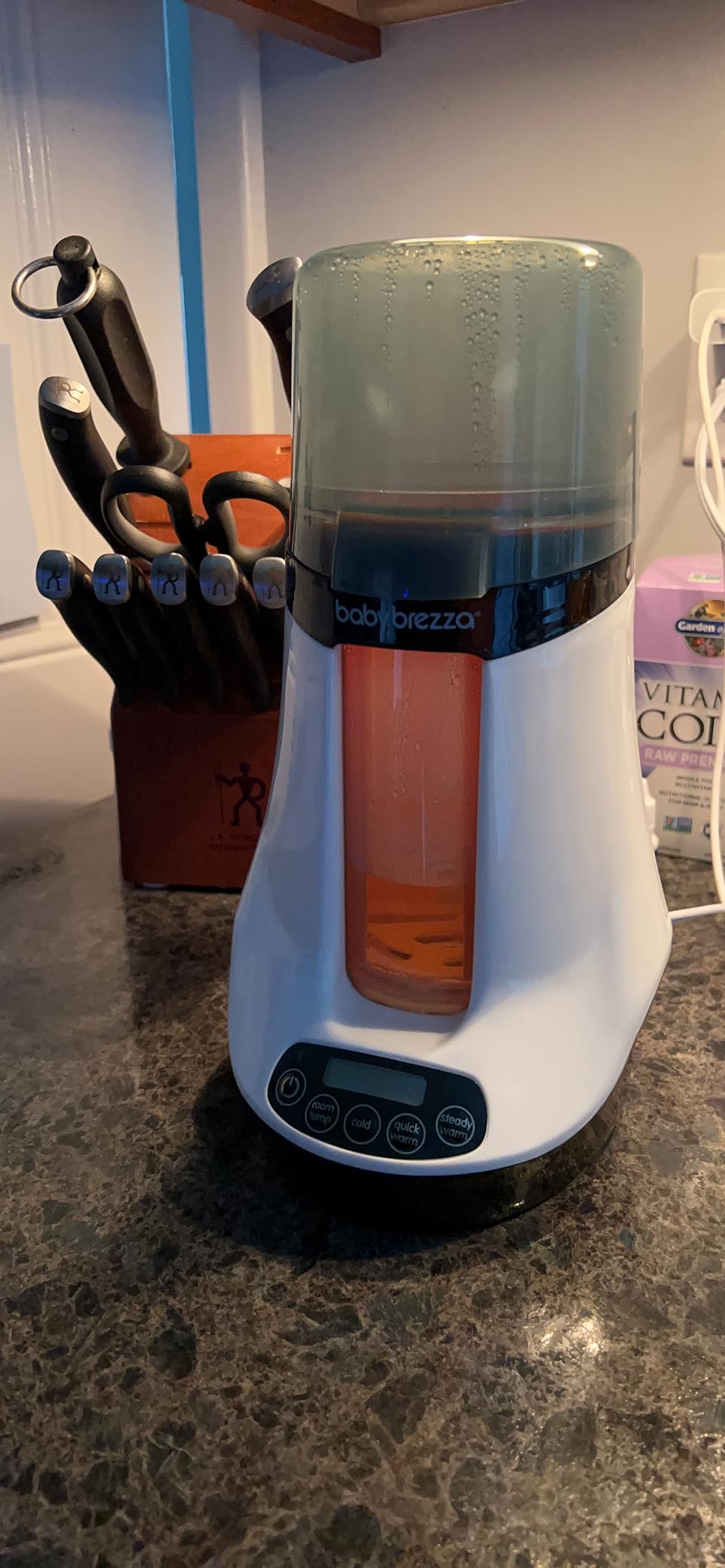Baby Brezza Smart Baby Bottle Warmer, Breastmilk Warmer + Defroster | Different Temperatures for Breastmilk + Formula - Universal Fit for All Bottles + Milk Bags, Control via Free App customer photo 1