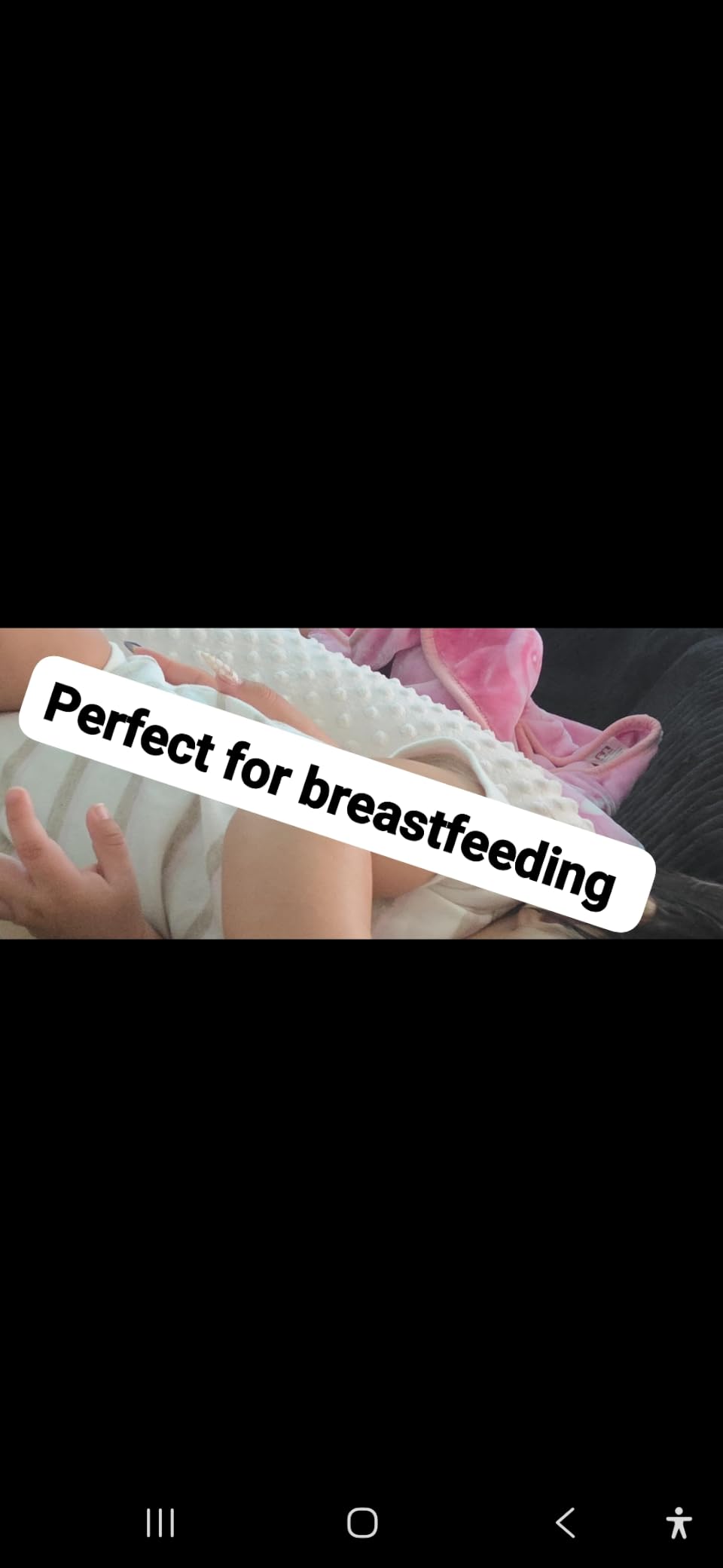 Nursing Pillow and Positioner, Breastfeeding, Bottle Feeding customer photo 2