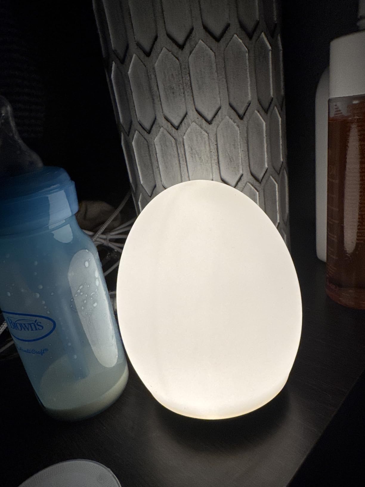MediAcous Night Light for Kids, 7 Colors Changing Egg Light for Nursery customer photo 2
