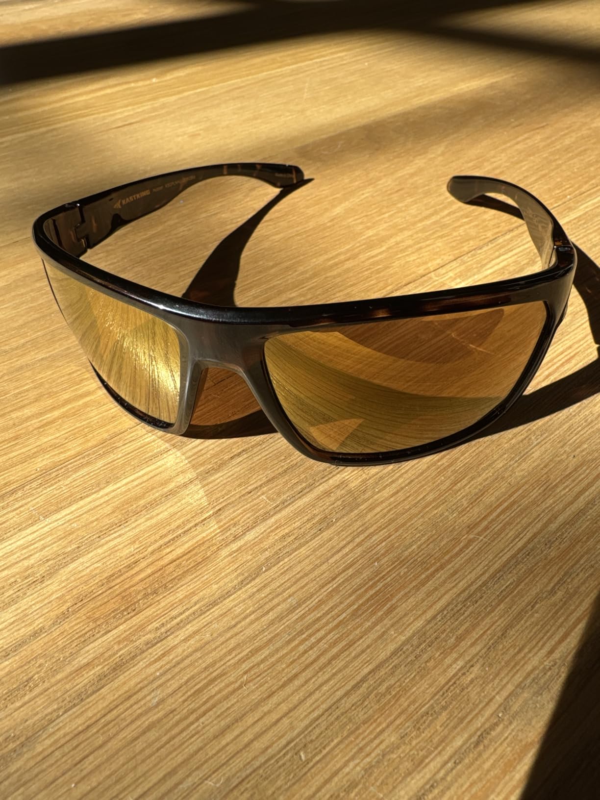 KastKing Huzzah Polarized Sport Sunglasses for Men and Women, Wrap Design customer photo 1