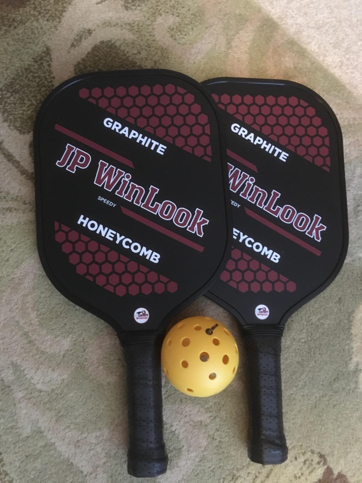 JP WinLook Premium Pickleball Paddles Set – USAPA Pickleball Set - Graphite Carbon Fiber Rackets for Women & Men and Balls for Indoor or Outdoor Play - Racquets, Pickleballs & Carry Bag customer photo 1