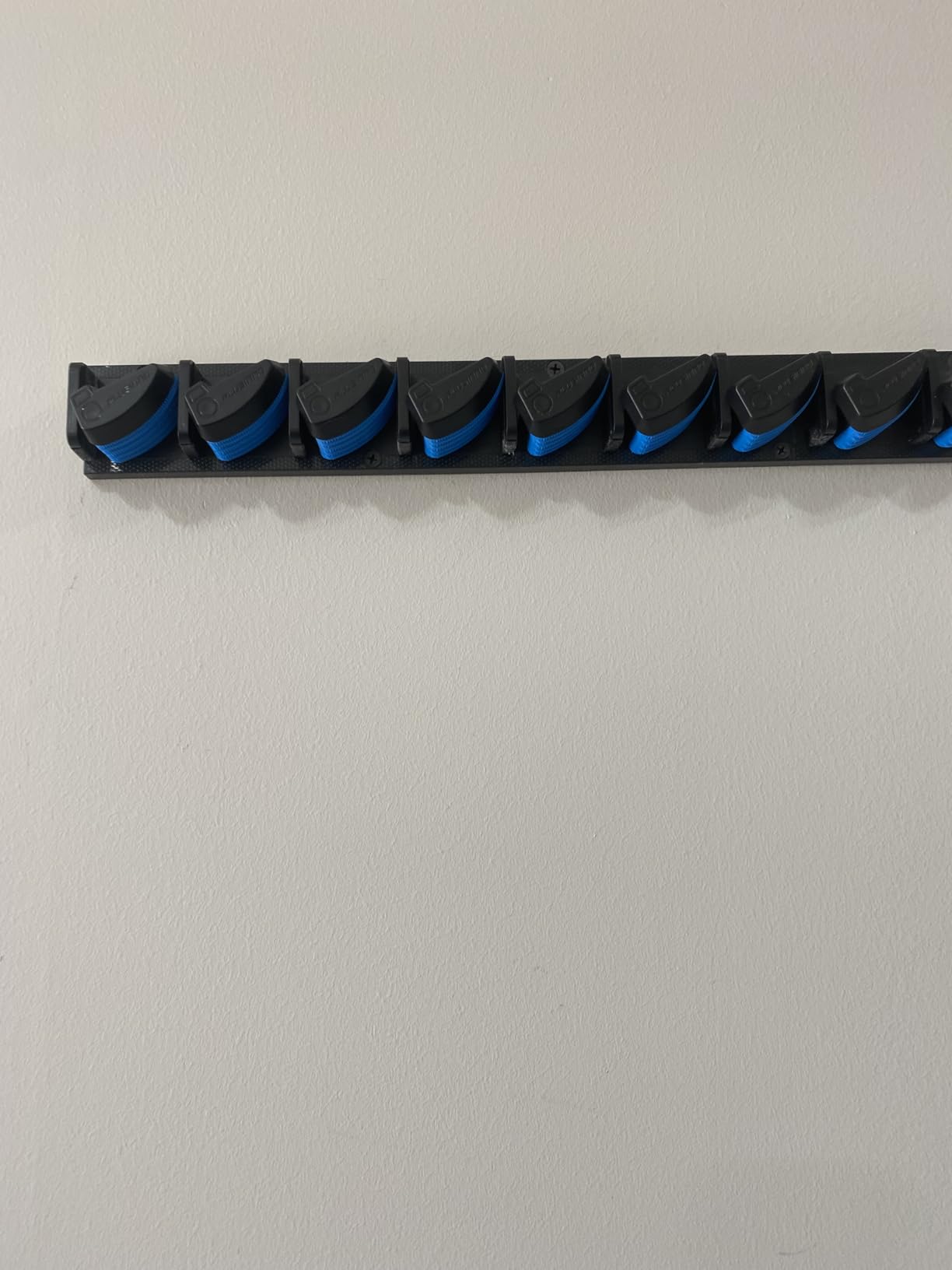 PLUSINNO V9 Vertical Fishing Rod Holder, Wall Mounted Fishing Rod Rack, Holds Up to 9 Rods or Combos, for Garage customer photo 2