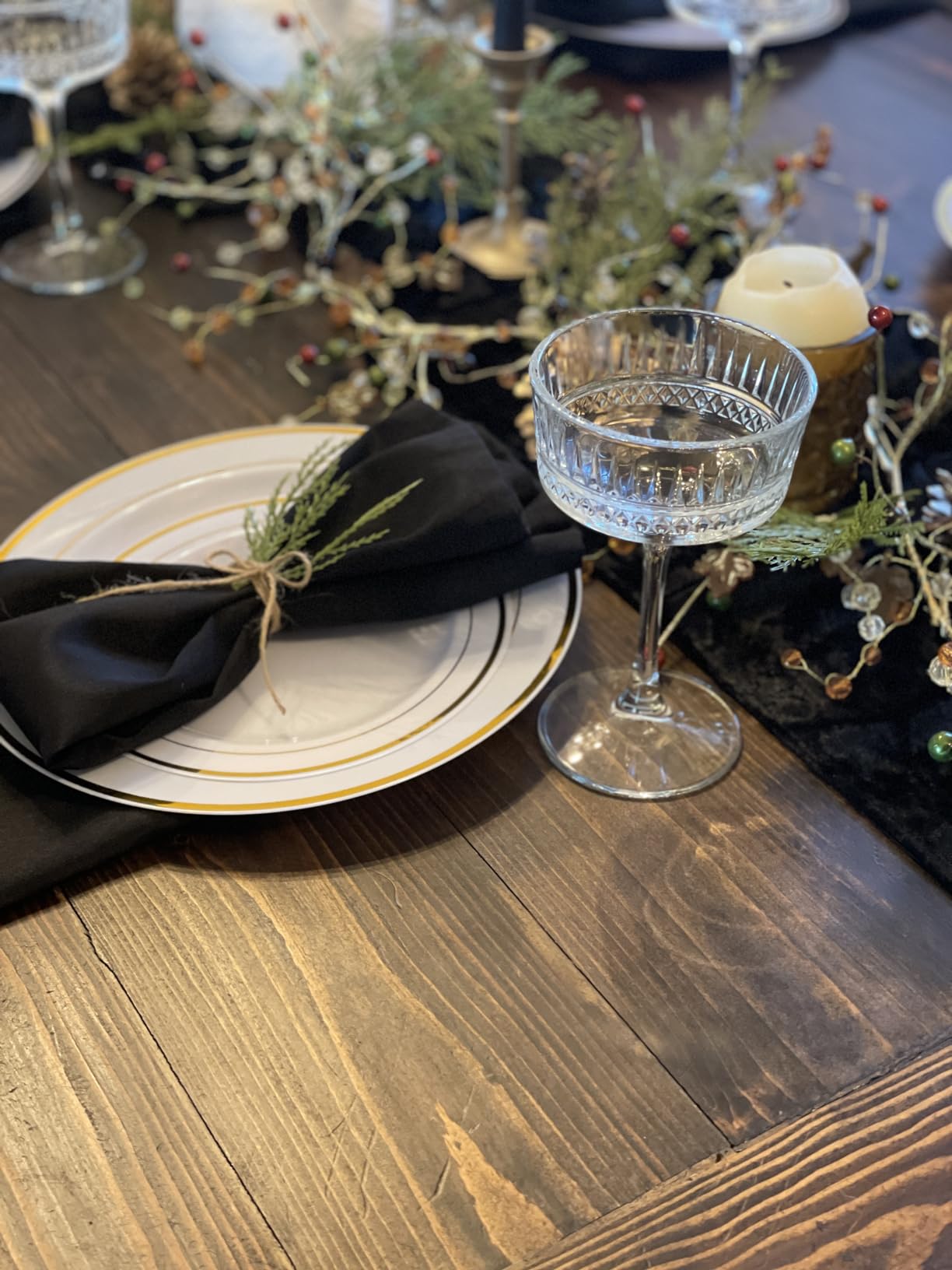 Vintage Coupe Glasses Set of 4, Champagne, Cocktail, Martini, Wine Glasses, Long Stem Glassware, (8.8oz/260ml) (4 Pack) customer photo 2