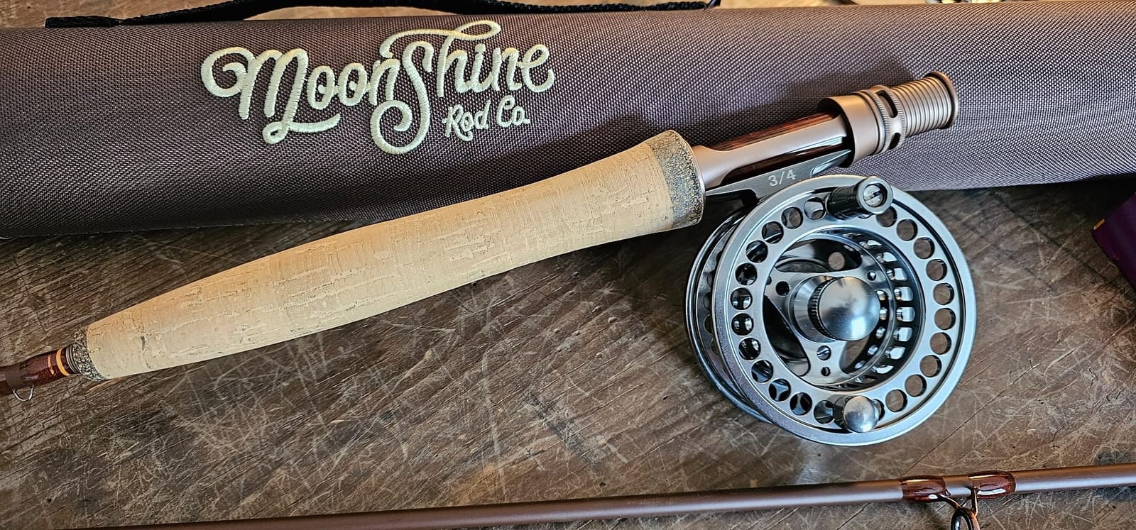 Moonshine Rod Company Fly Fishing Rod with Carrying Case and Extra Rod Tip customer photo 1
