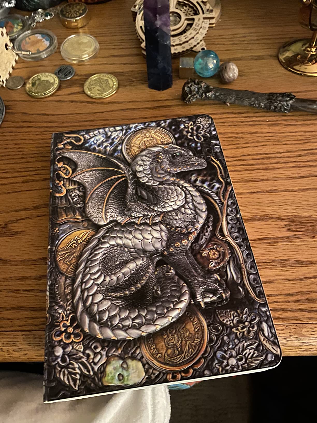 QXMGCBOK Folding Book Lamp Dragon Night Light customer photo 2