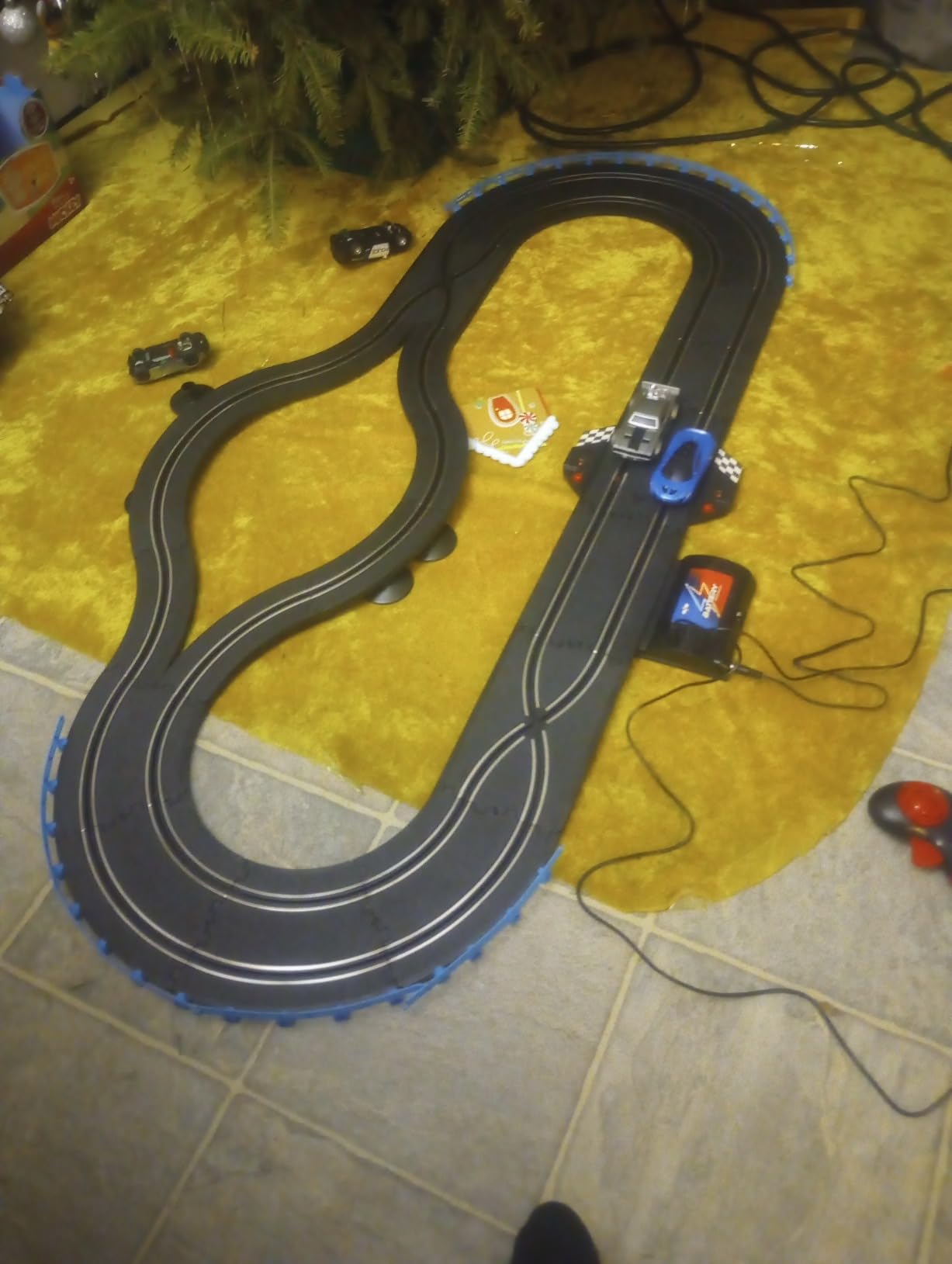Slot Car Race Track Sets, Electric Race Car Track Set, 2 High Speed Tracks customer photo 1