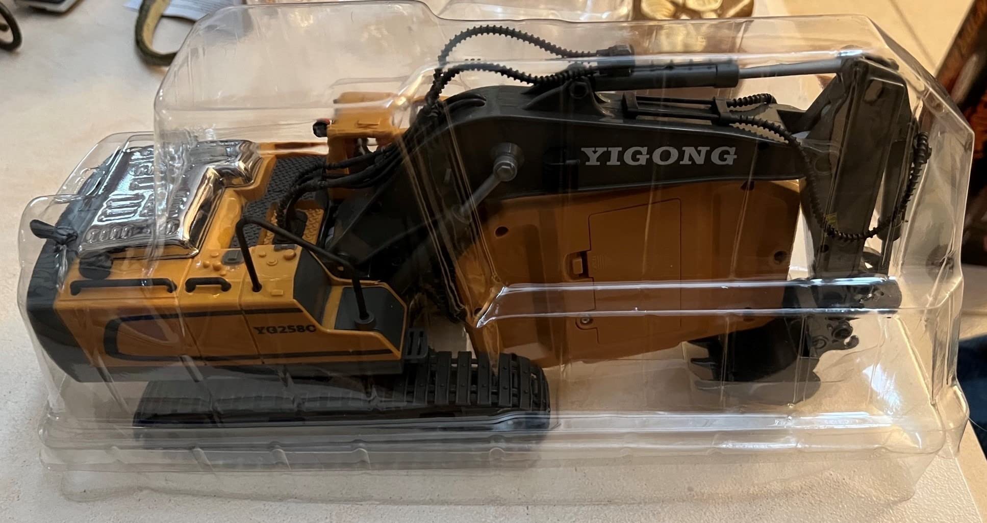 PREPOP RC Excavator, Remote Control Construction Toy Vehicle customer photo 1