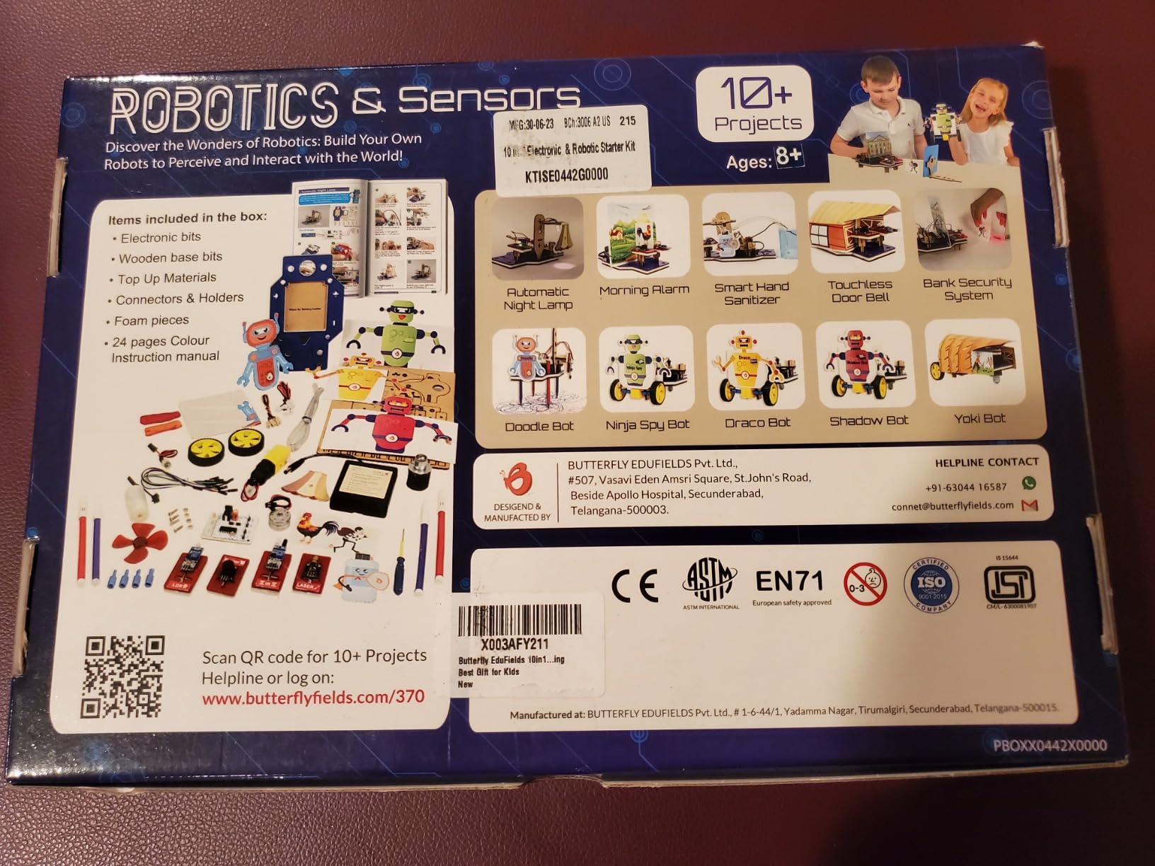 Butterfly EduFields 10in1 STEM Electronics Robotics Kit for Kids Ages 8-12 | Engineering Science Kit | Robot Building Projects | Educational Electronics Toy | STEM Learning for Boys & Girls customer photo 1