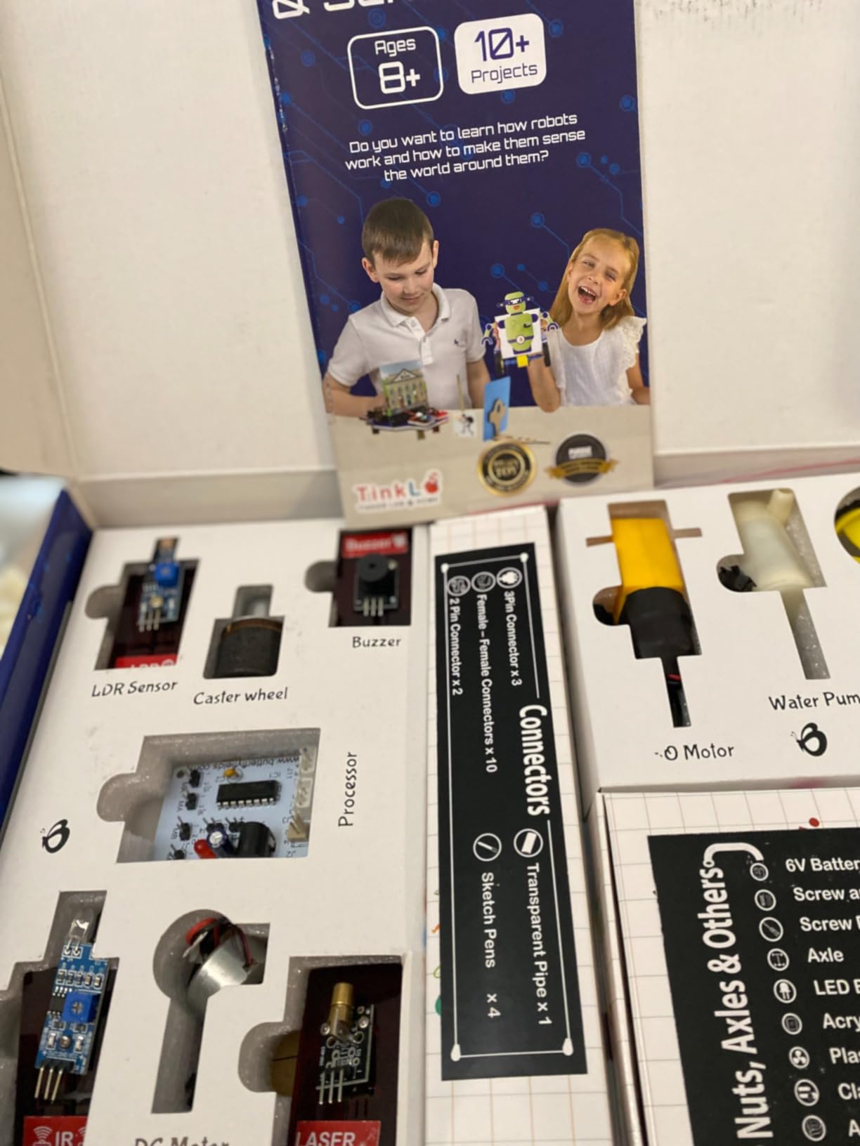 Butterfly EduFields 10in1 STEM Electronics Robotics Kit for Kids Ages 8-12 | Engineering Science Kit | Robot Building Projects | Educational Electronics Toy | STEM Learning for Boys & Girls customer photo 2