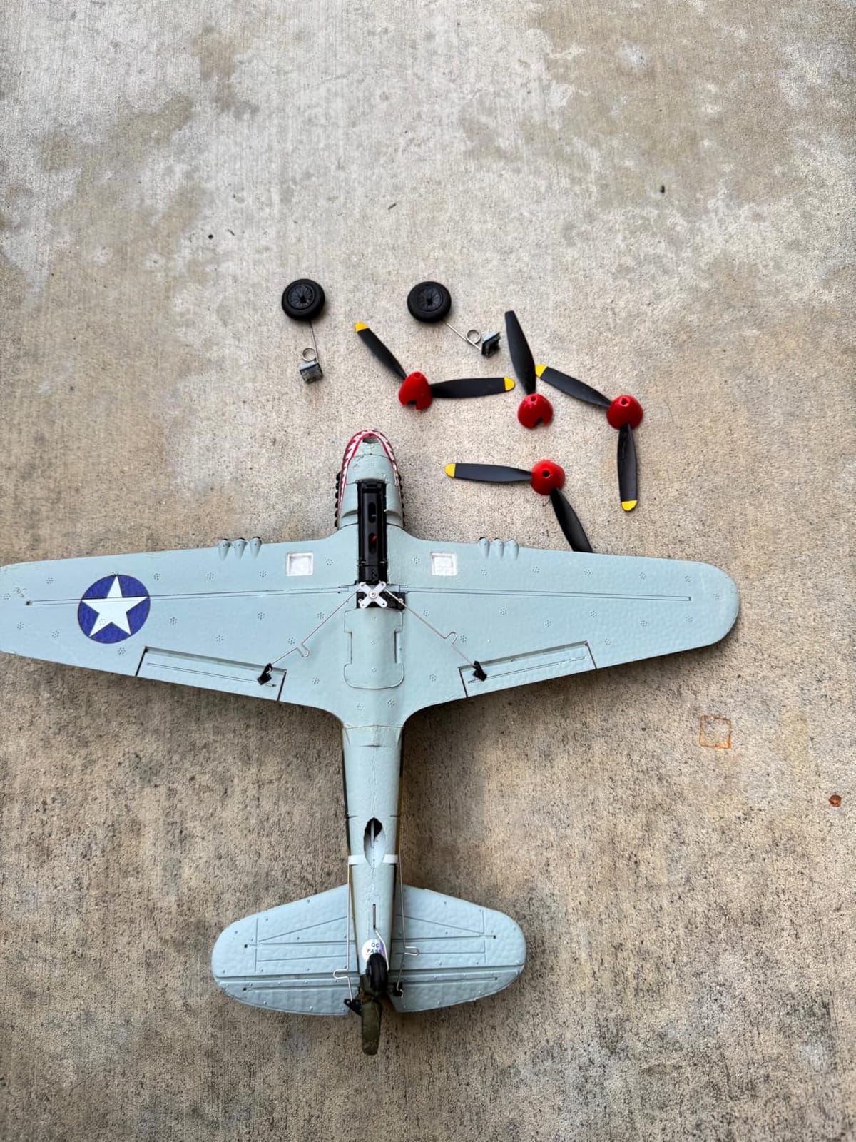 LEAMBE RC Plane 4 Channel Remote Control Airplane - Ready to Fly P-40 Warhawk RC Airplane for Beginners Adult with Xpilot Stabilization System & One Key Aerobatic customer photo 2