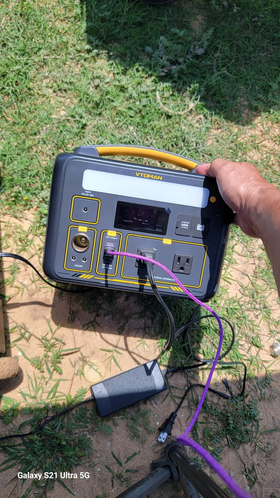 VTOMAN Jump 600X Portable Power Station 600W, 9 Ports LEP Solar Generator customer photo 1
