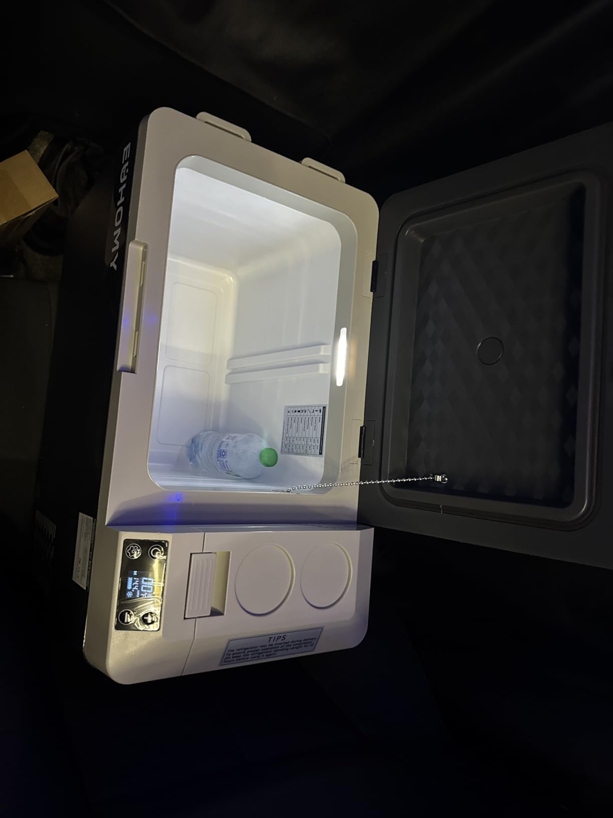 EUHOMY 32QT 12 Volt Refrigerator, Electric Cooler, Usable Battery, -4℉~68℉ customer photo 1