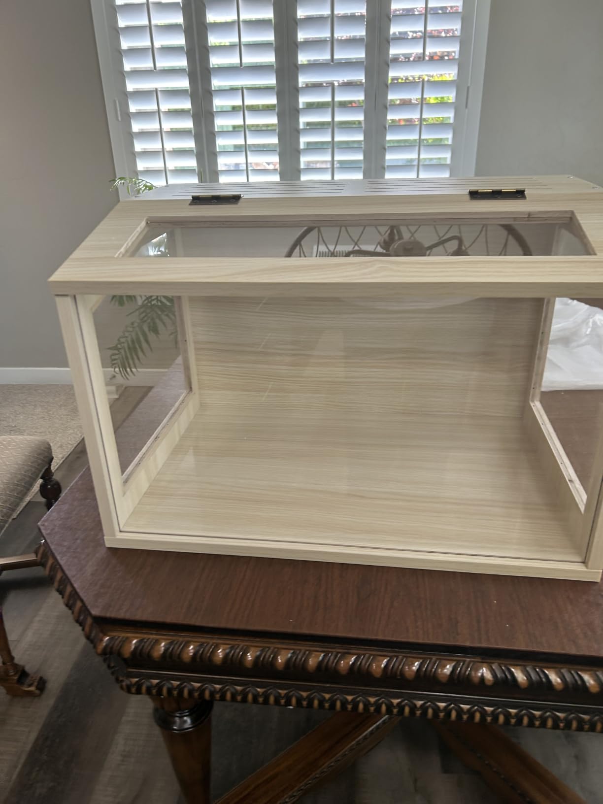 Hamster Cage Chewproof, Large Hamster Cages and Habitats, Openable Top with Acrylic Sheets, Solid Built customer photo 2