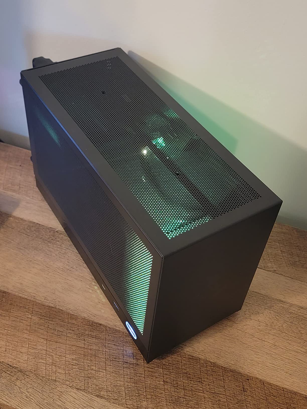 S300 - Gaming Case - Front I/O USB 3.0 Type - C Port - SFX Power Supply 100-130mm -Cable Management System - luminum Mini-ITX Motherboard Small Portable for PC (PCIe 3.0 16X Riser Cable) customer photo 2