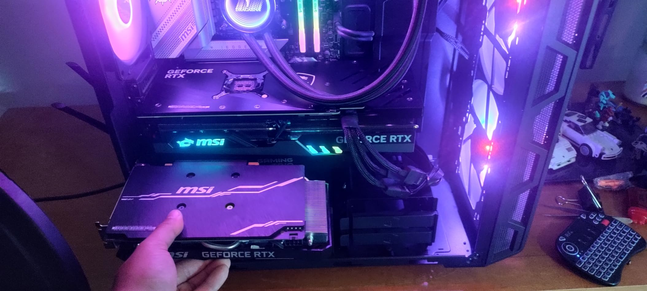 MSI Gaming GeForce RTX 4080 16GB GDRR6X 384-Bit HDMI/DP Nvlink Tri-Frozr 3 Ada Lovelace Architecture Graphics Card (RTX 4080 16GB Gaming X Trio) customer photo 1