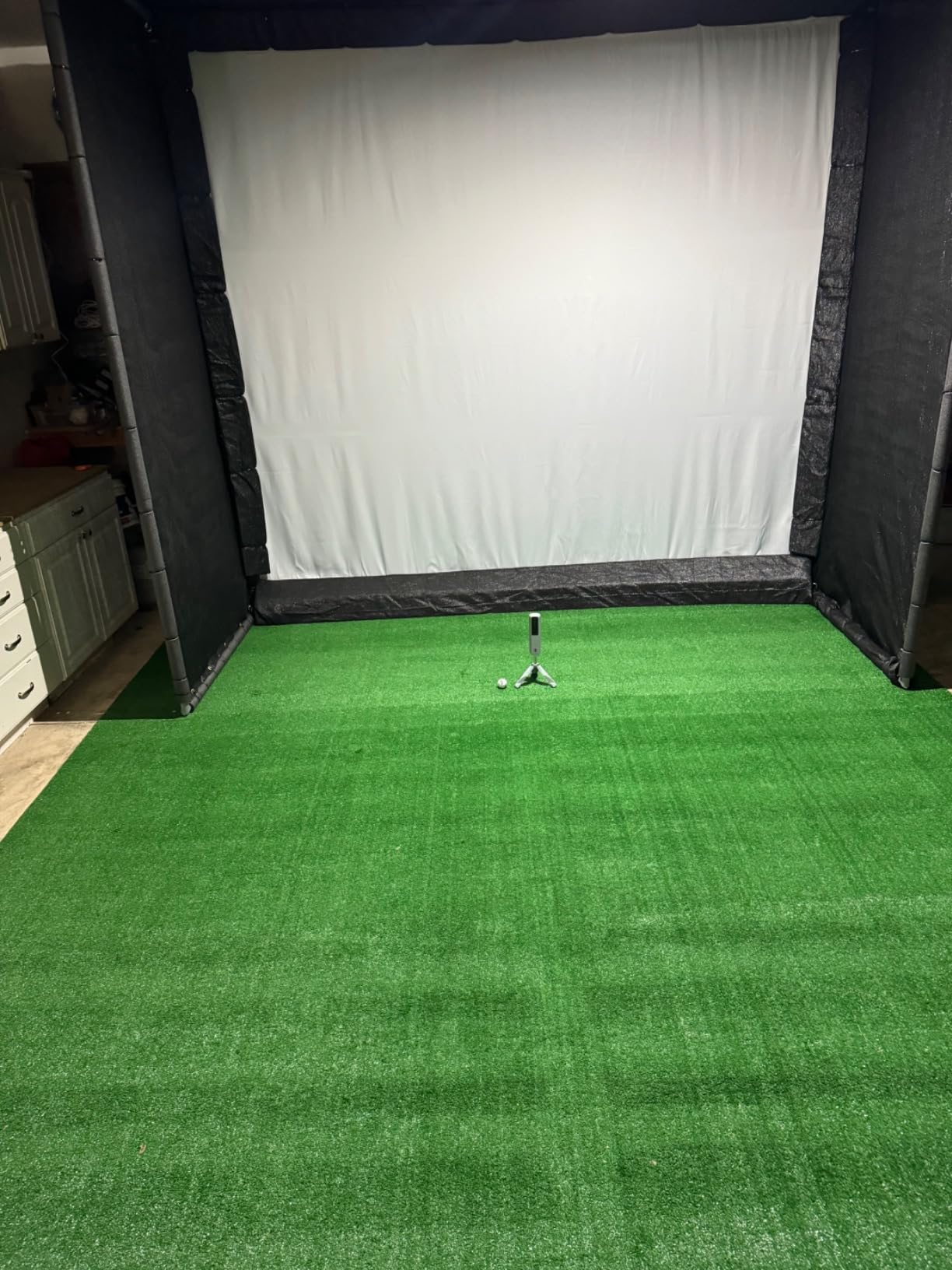 Rapsodo MLM2PRO Mobile Launch Monitor Golf Simulator | 3 Chrome Tour Balls | Swing Trainer & Shot Tracker for Home & Driving Range | Indoor & Outdoor Golf Training Aid | Dual Camera | 15 Metrics customer photo 1