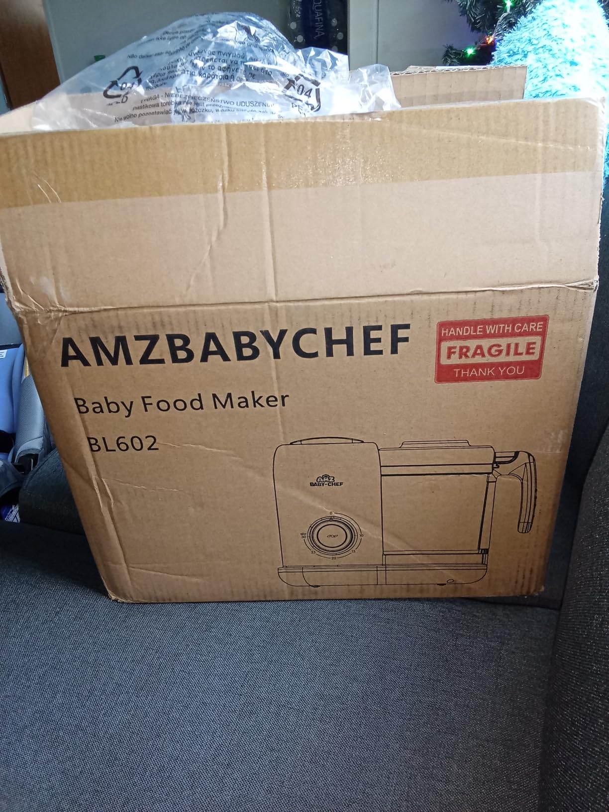 AMZBabyChef Baby Food Maker Blender: 4-in-1 Steamer and Puree Processor customer photo 1