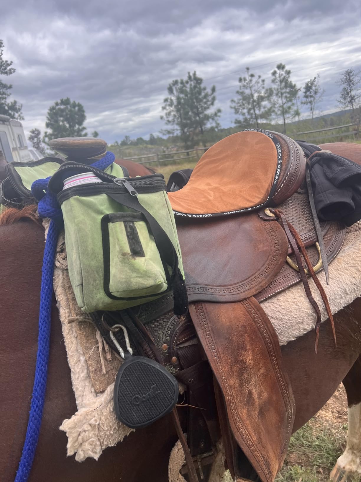 Harrison Howard Trail Seat Saver, Ride-on Western Saddle Pad customer photo 1