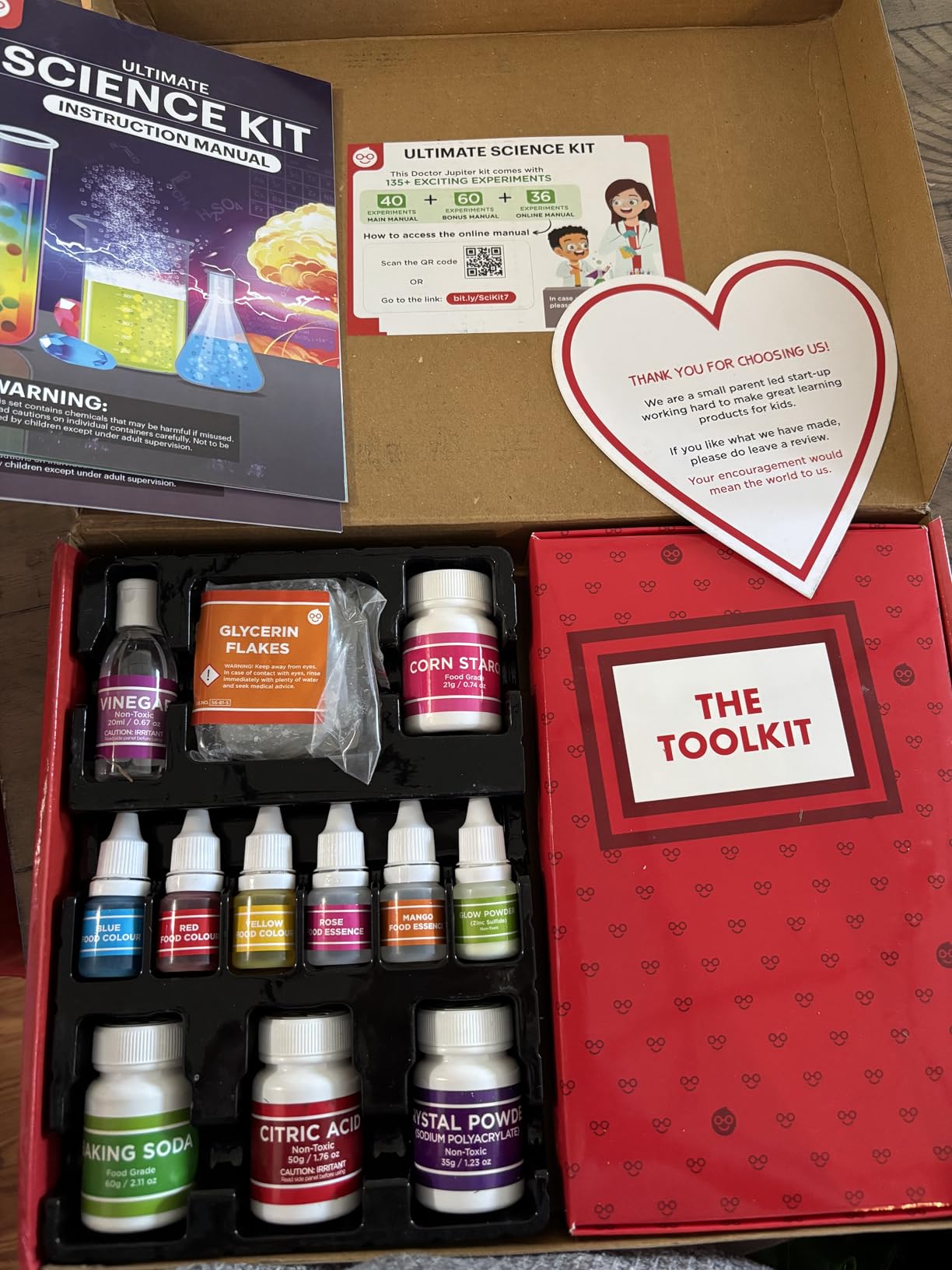 Doctor Jupiter Ultimate Science Experiments Kit for Kids Ages 8+ | Science Kits for Kids Ages 8-12, 135+ Experiments, Birthday Gift for Boys & Girls Ages 9,10,14, Learning & Educational Toy customer photo 2