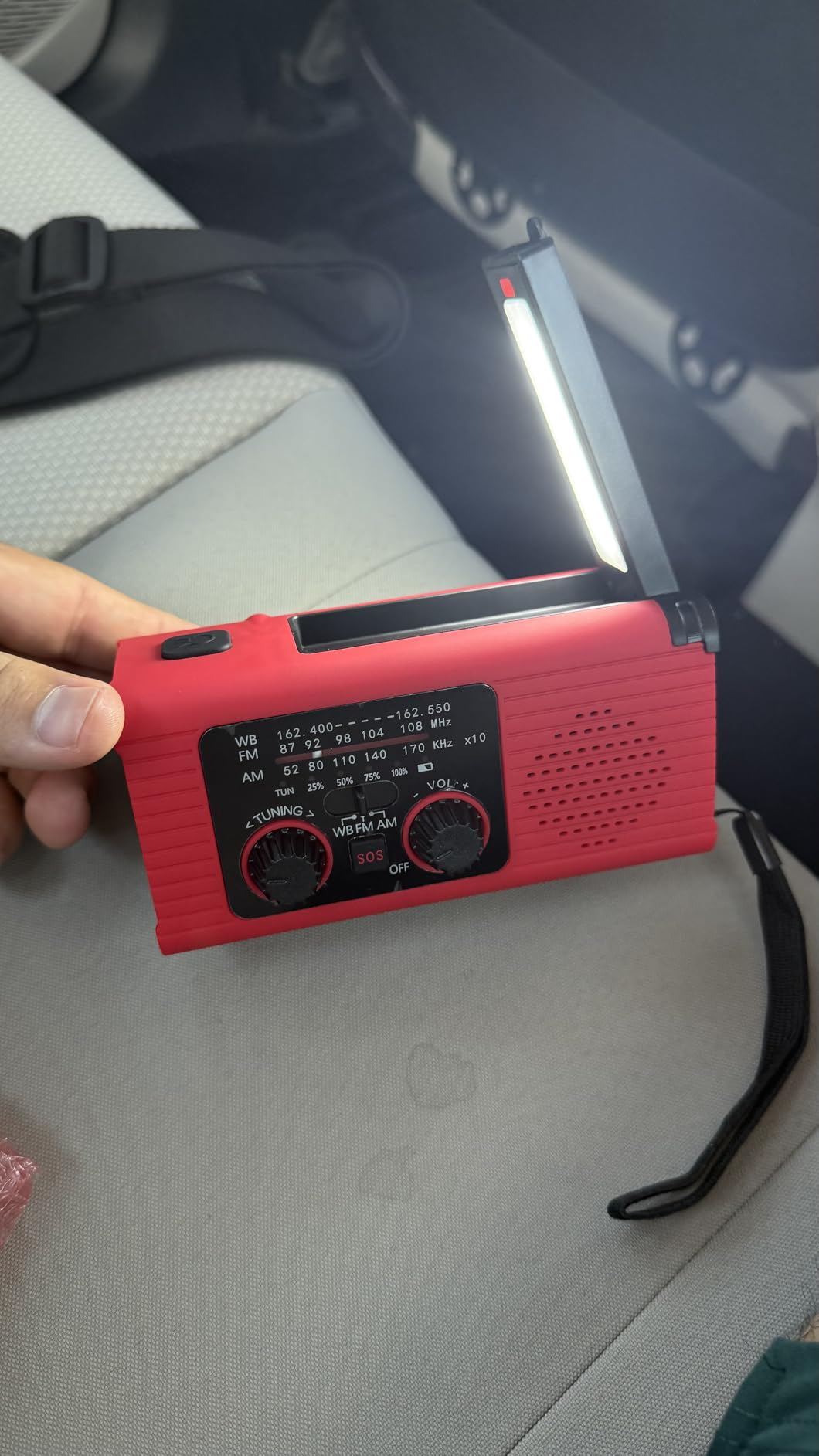 NITIGO Emergency Weather Radio, 4000mAh NOAA Weather Radio Solar Charging | Hand Crank Radio & USB Charged, Radios Portable Am Fm with LED Flashlight, Reading Lamp, SOS Alarm for Emergency Situation customer photo 2
