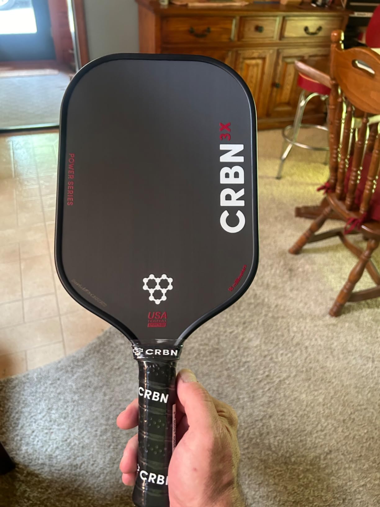 CRBN Pickleball - X Series Power Paddle customer photo 1
