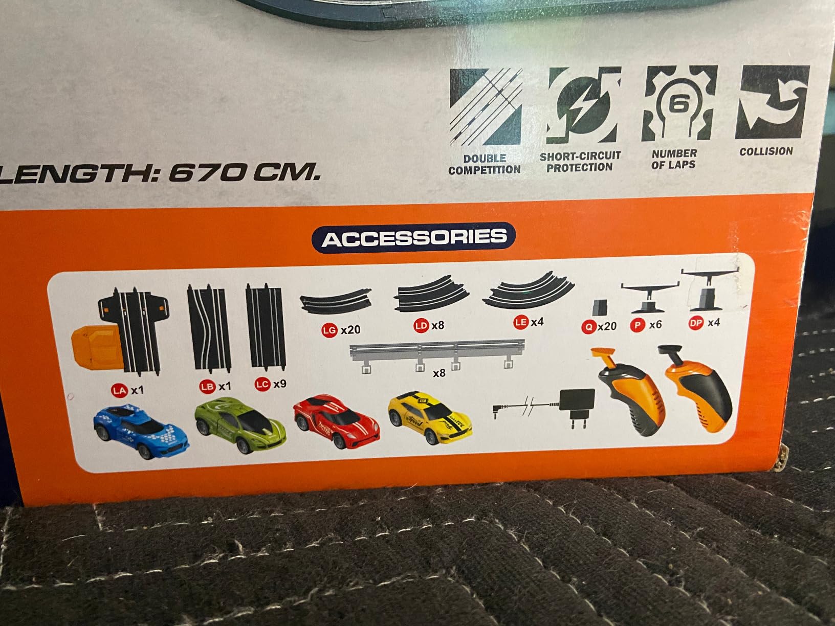 Slot Car Race Track Sets for Boys Age 6-12, Electric Track with 4 Slot Cars customer photo 1