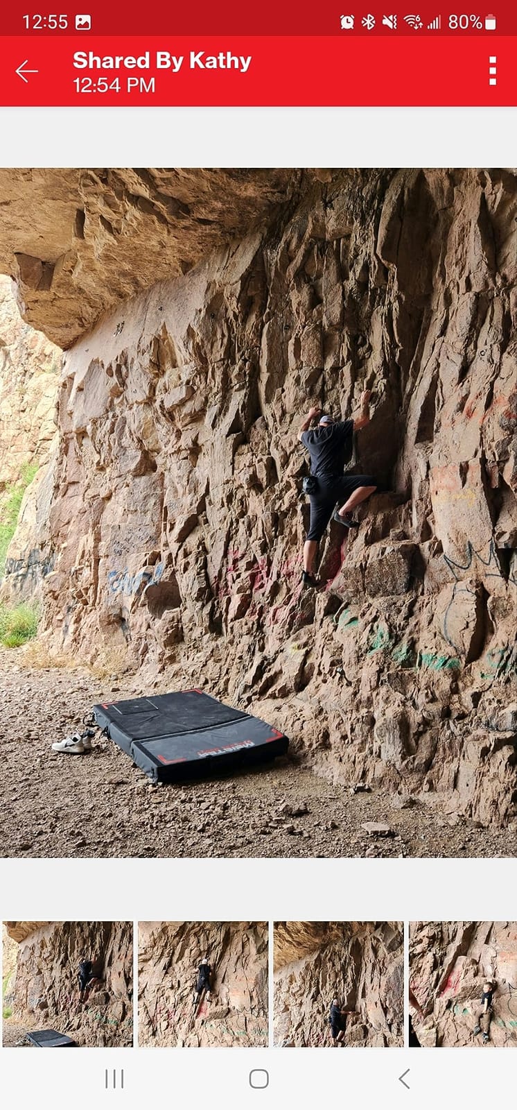 Meister Boulder Beast XL Tri-Fold Climbing Crash Pad w/Backpack Straps customer photo 2