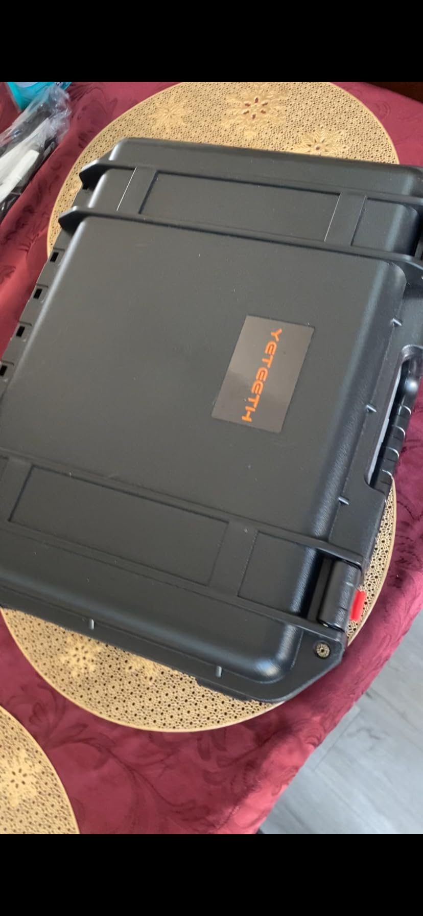 Hard Case for DJI Air 3S/Air 3 - Waterproof Carrying Cases, Portable Storage Bag Fits for DJI Fly More Combo, RC 2/RC-N2/RC-N3 Controller, Batteries, Charger, Cables, Accessories (Only Black Case) customer photo 1