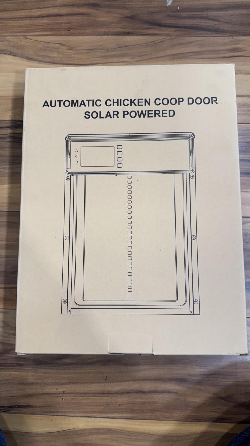 Automatic Chicken Coop Door Solar Powered with Timer & Light Sensor customer photo 1
