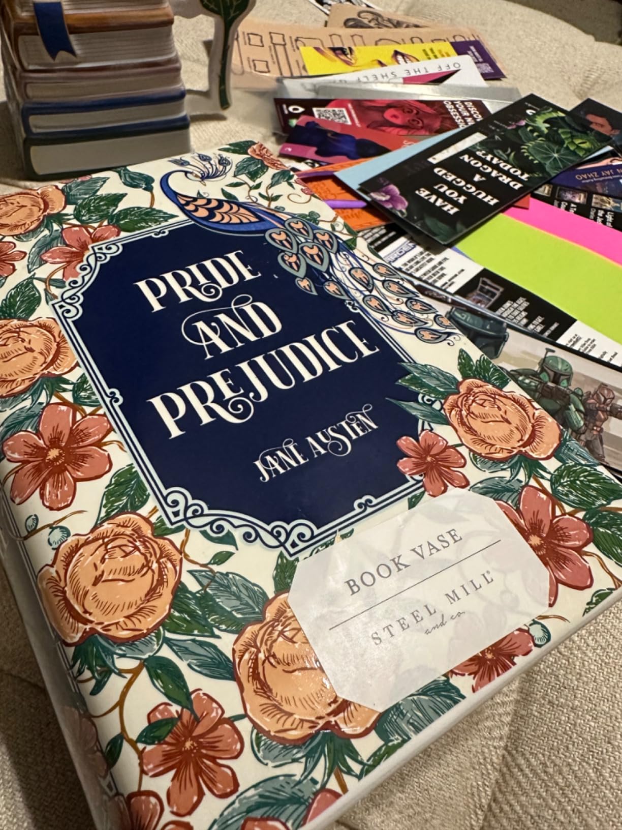 Steel Mill & Co. Ceramic Book-Shaped Vase, Pride and Prejudice customer photo 2