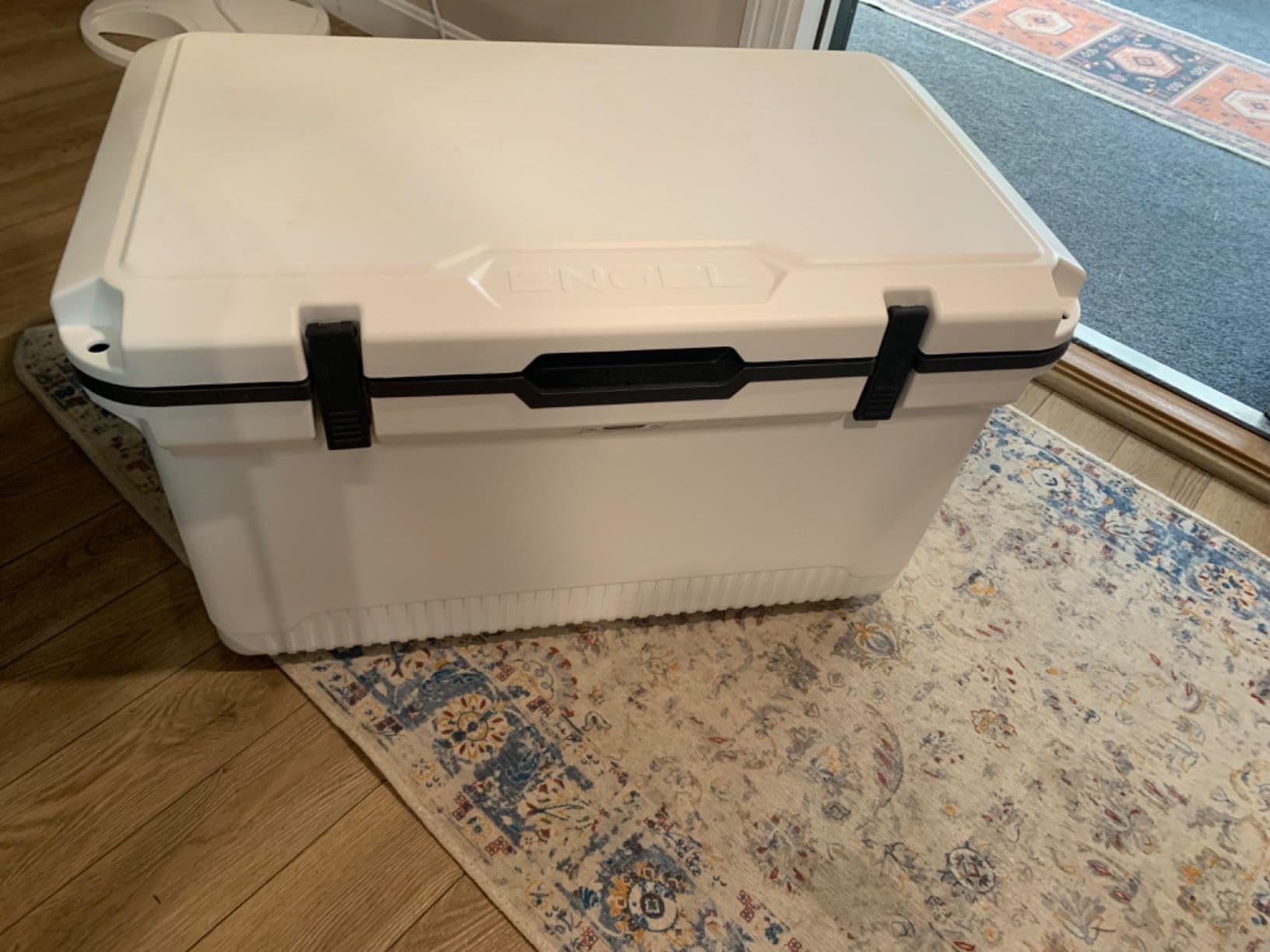 ENGEL 60 QT Ultra-Light Injection Molded Cooler - Ice Chest Keeps Ice up to 7 Days - Cooler Includes Wire Basket, Divider and Built-in Bottle Opener customer photo 2