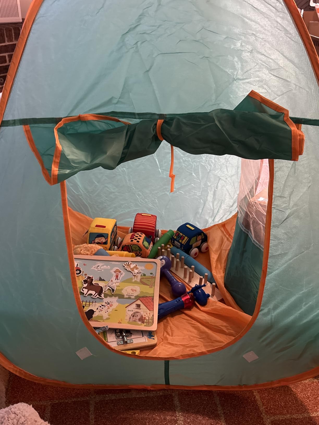 Kids Pop up Play Tent, Playhouse Tent for Boys Girls Babies and Toddlers, Play Tent Indoor Outdoor Use customer photo 2