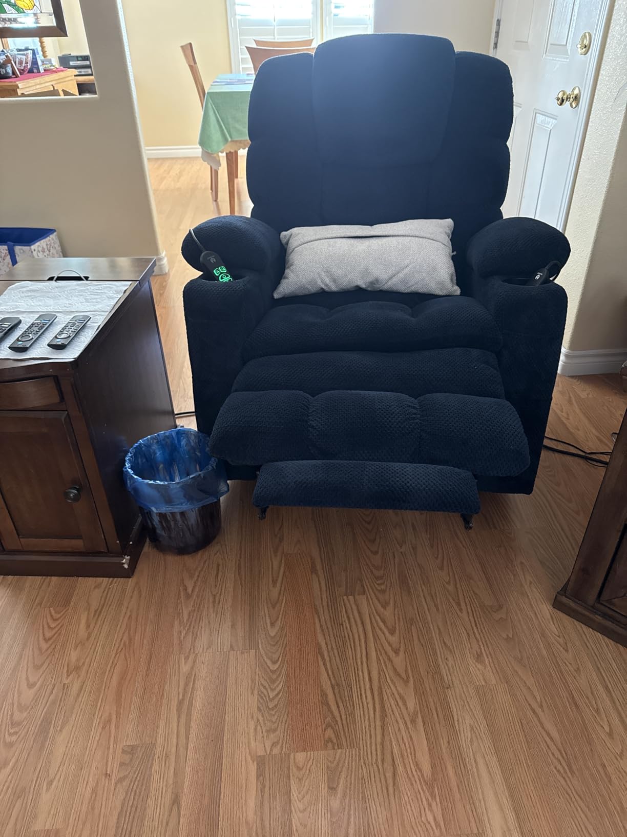 MCombo 3 Motor Power Lift Recliner, Heat and Massage, 7634, Large customer photo 2