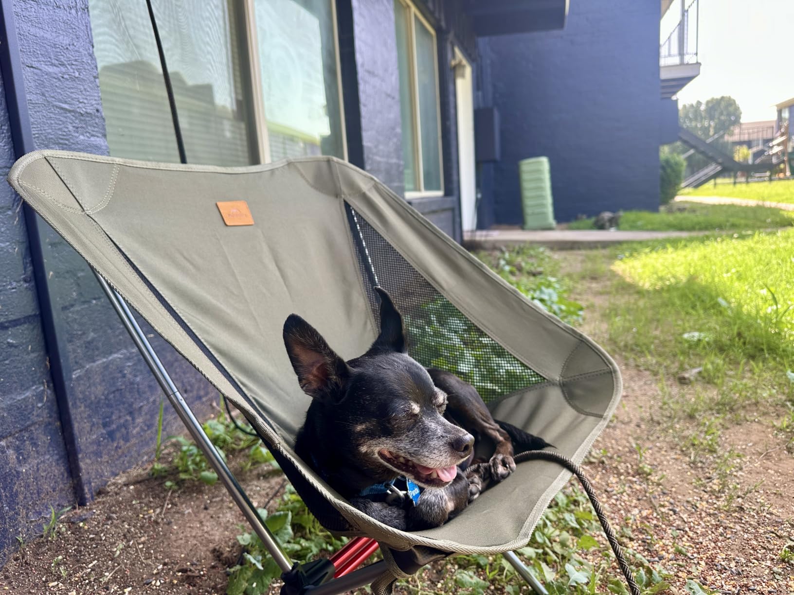 Naturehike YL08 Ultralight Camping Chair - Only 2.12 LBS, Anti-Sinking Feet | Portable Lightweight Backpacking Chair, Breathable Side Mesh, Quick-Setup Shock-Cord Foldable Frame customer photo 2