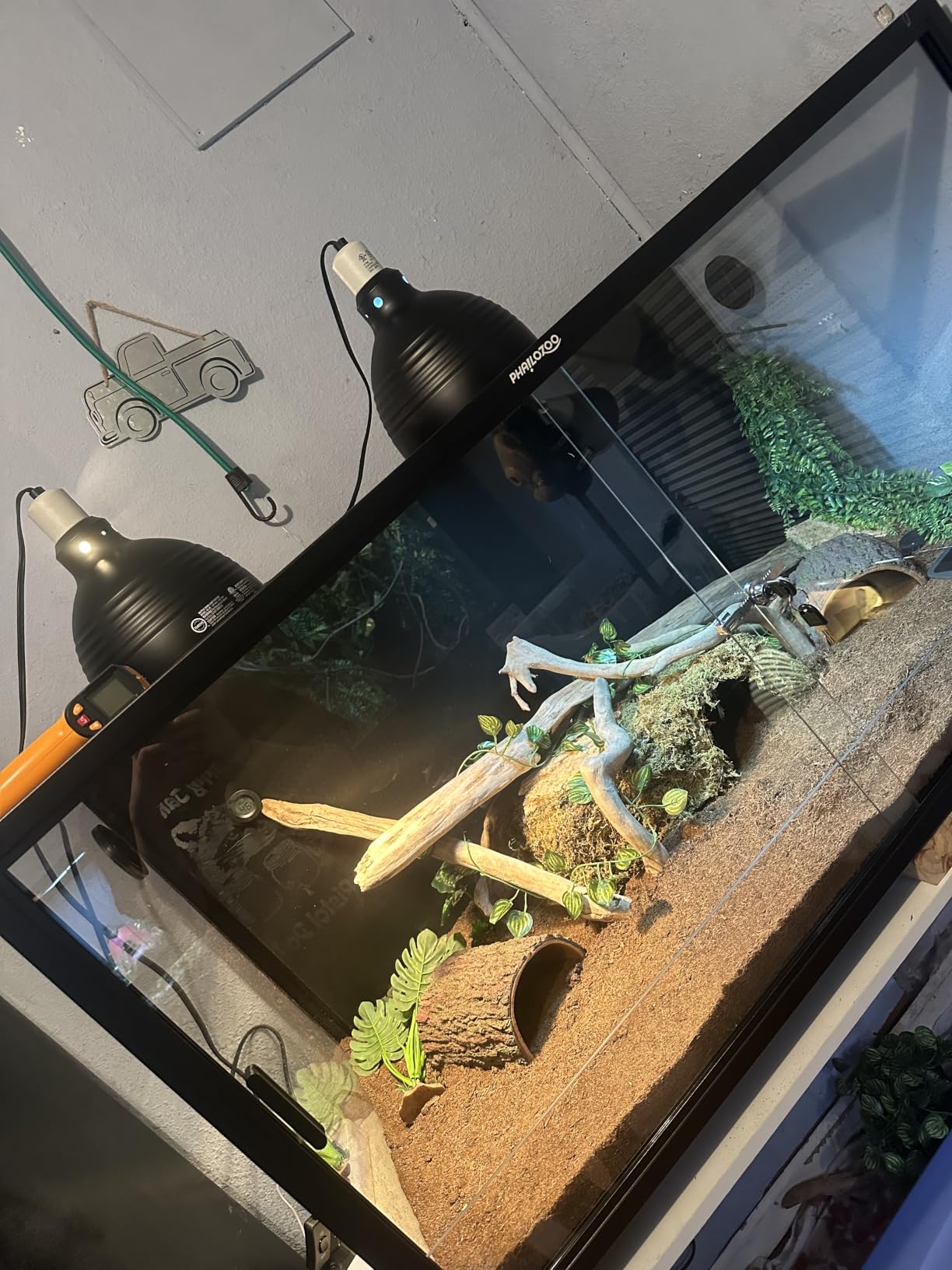 Phailozoo 120 Gallon Reptile Tank for Bearded Dragon, Snake, Adult Reptile | Optimal Ventilation & Light Penetration by Rust Proof Mesh Top, Easy Assembly within 6 Steps with Clear Instruction customer photo 1