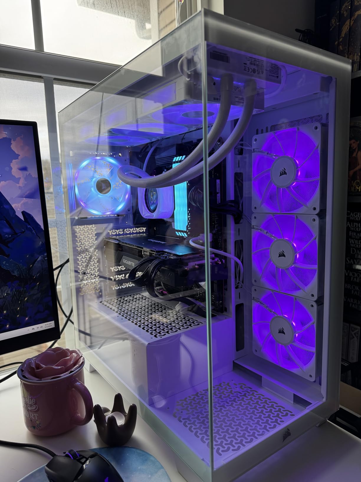 CORSAIR iCUE Link 3500X RGB Mid-Tower ATX PC Case – Panoramic Tempered Glass – Reverse Connection Motherboard Compatible – 3X CORSAIR iCUE Link RX120 RGB Fans Included – Black customer photo 2