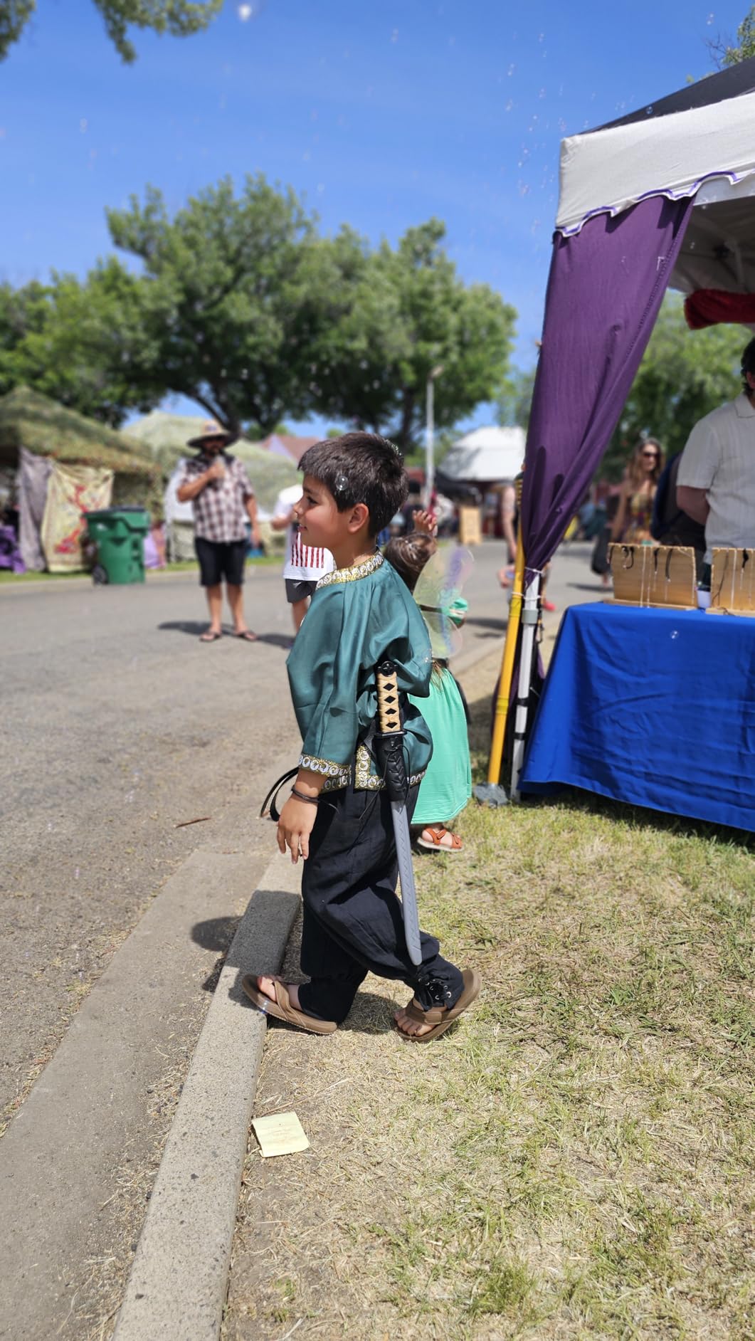 Kids Medieval Costume Boys Viking Tunic Knight Warrior Renaissance Shirts with Belt customer photo 1