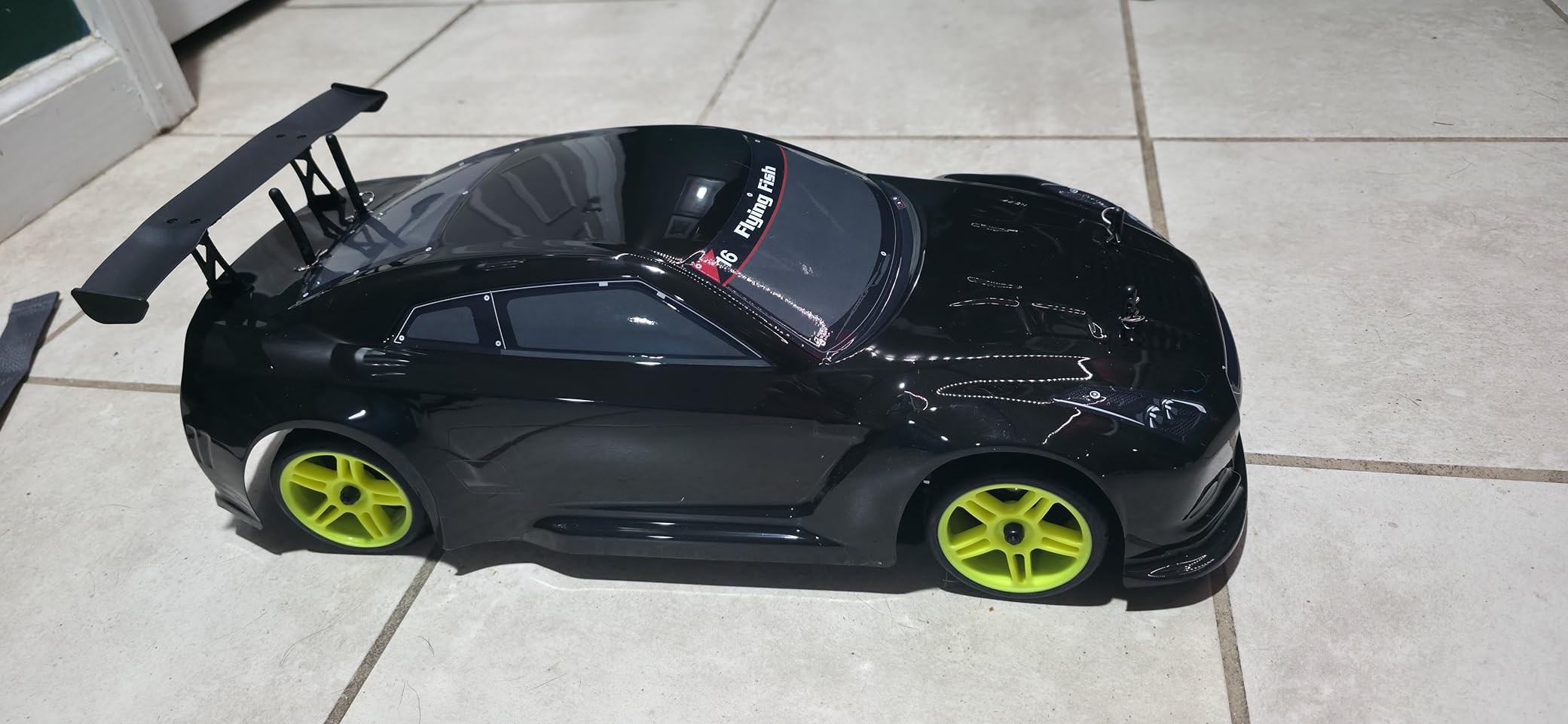 Nitro RC Cars 1/10 Two Speed Nitro Gas Power Car for Adults - Fast Drift 4WD 80KM/H Metal Chassis Gas Off Road Short Course Truck (Black) customer photo 1