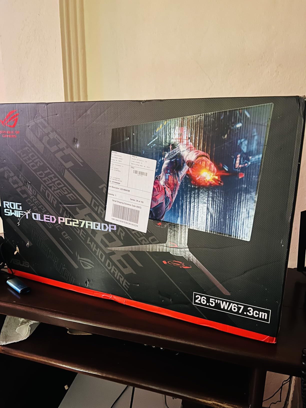 ASUS ROG PG27AQDP 27 Inch 1440p 480Hz OLED Gaming Monitor customer photo 2