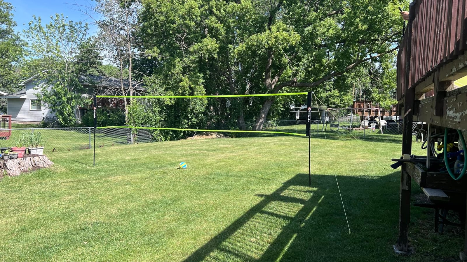Portable Outdoor Volleyball Net Set 20FT / 32FT, 4 Adjustable Heights customer photo 1