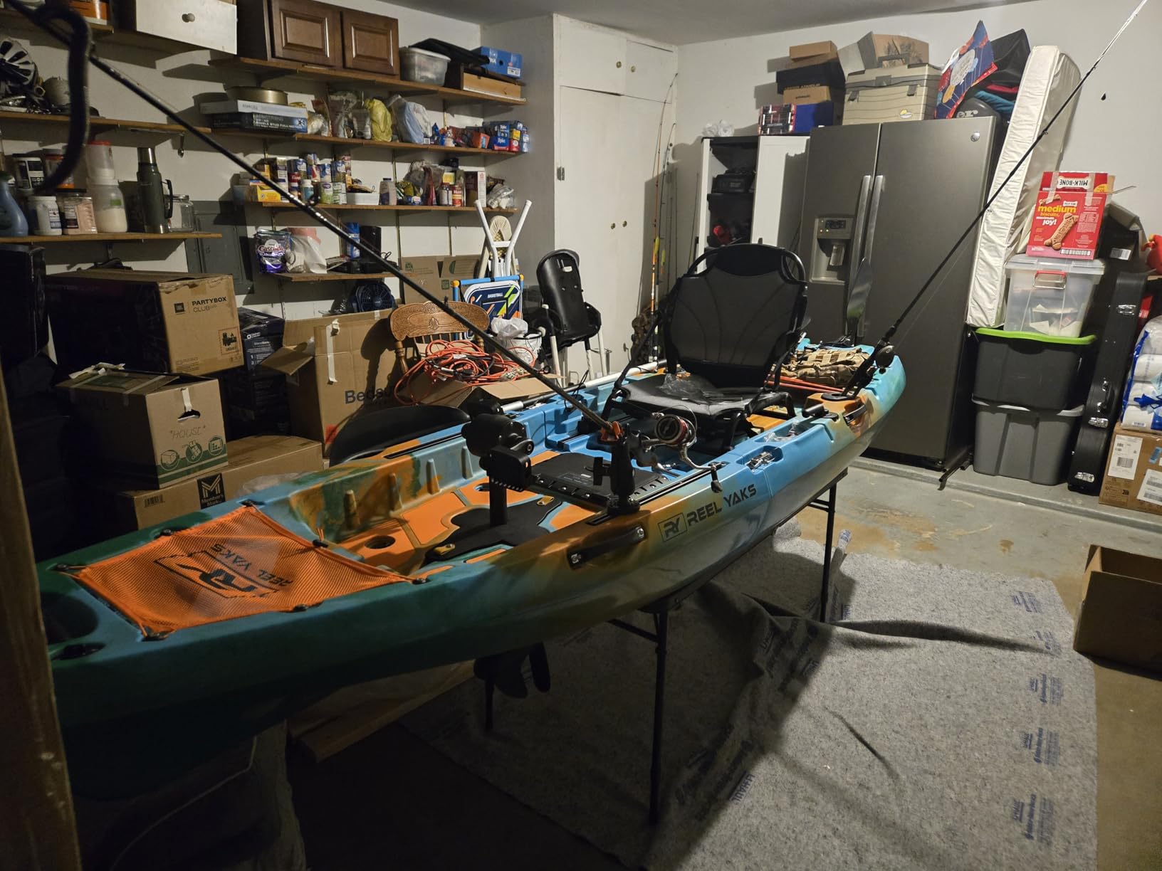 Reel Yaks Radar Modular Fishing Kayak, 10ft, 430 lbs Capacity | Sunrise, Pedal Kayaks for Adults & Youth, Sit on Top, Lightweight, Portable, Fits in Trunks & Closets, Gear Storage customer photo 2
