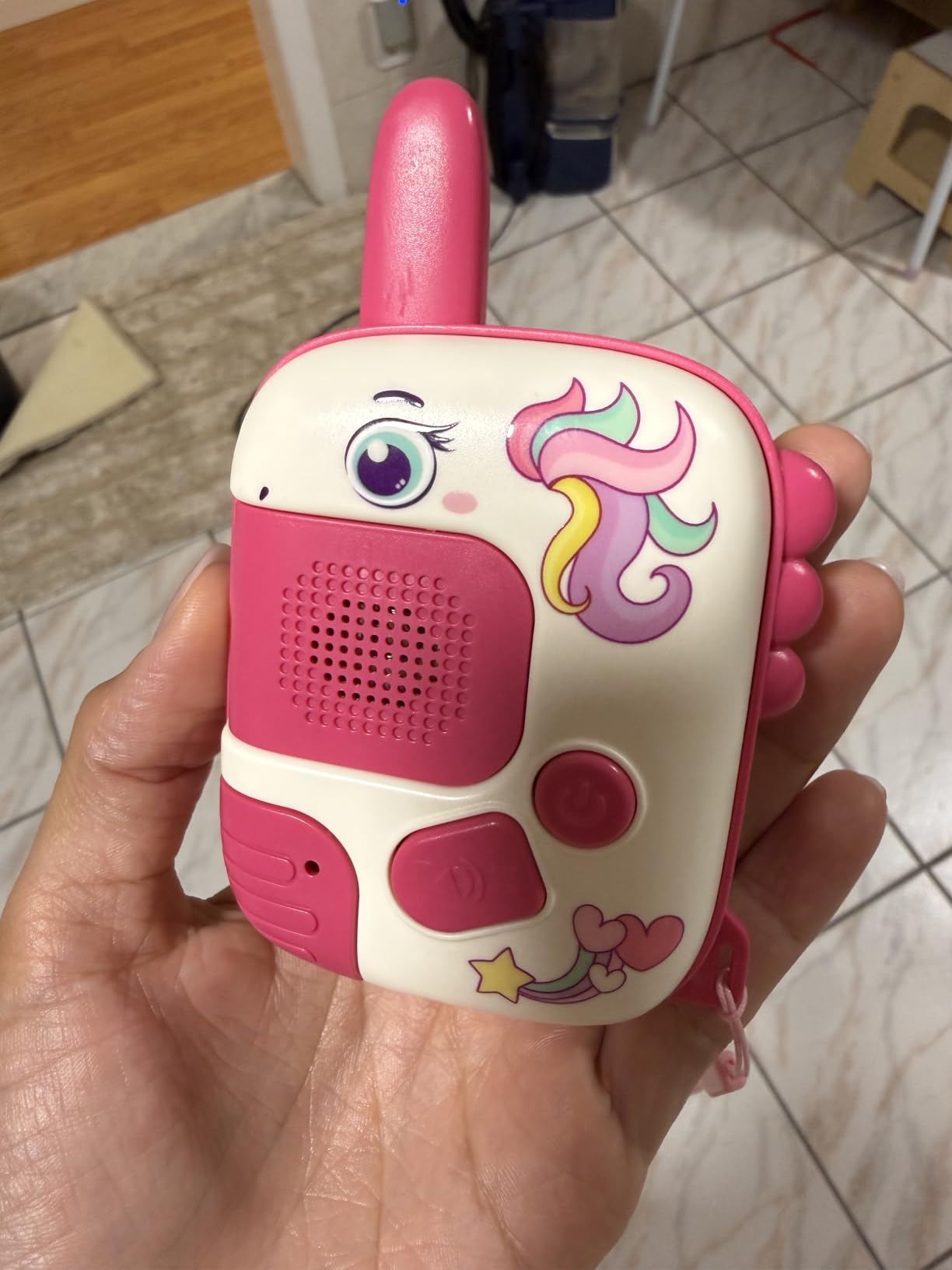Walkie Talkies Toys for Girls: Unicorn Toys 2 Pack Birthday Gifts for 3 4 5-7 8 Year Old Girls Toy for 4 5 6 7 8-10 Year Old Camping Outdoor Game, Christmas Stocking Stuffers for Girls Kids customer photo 2
