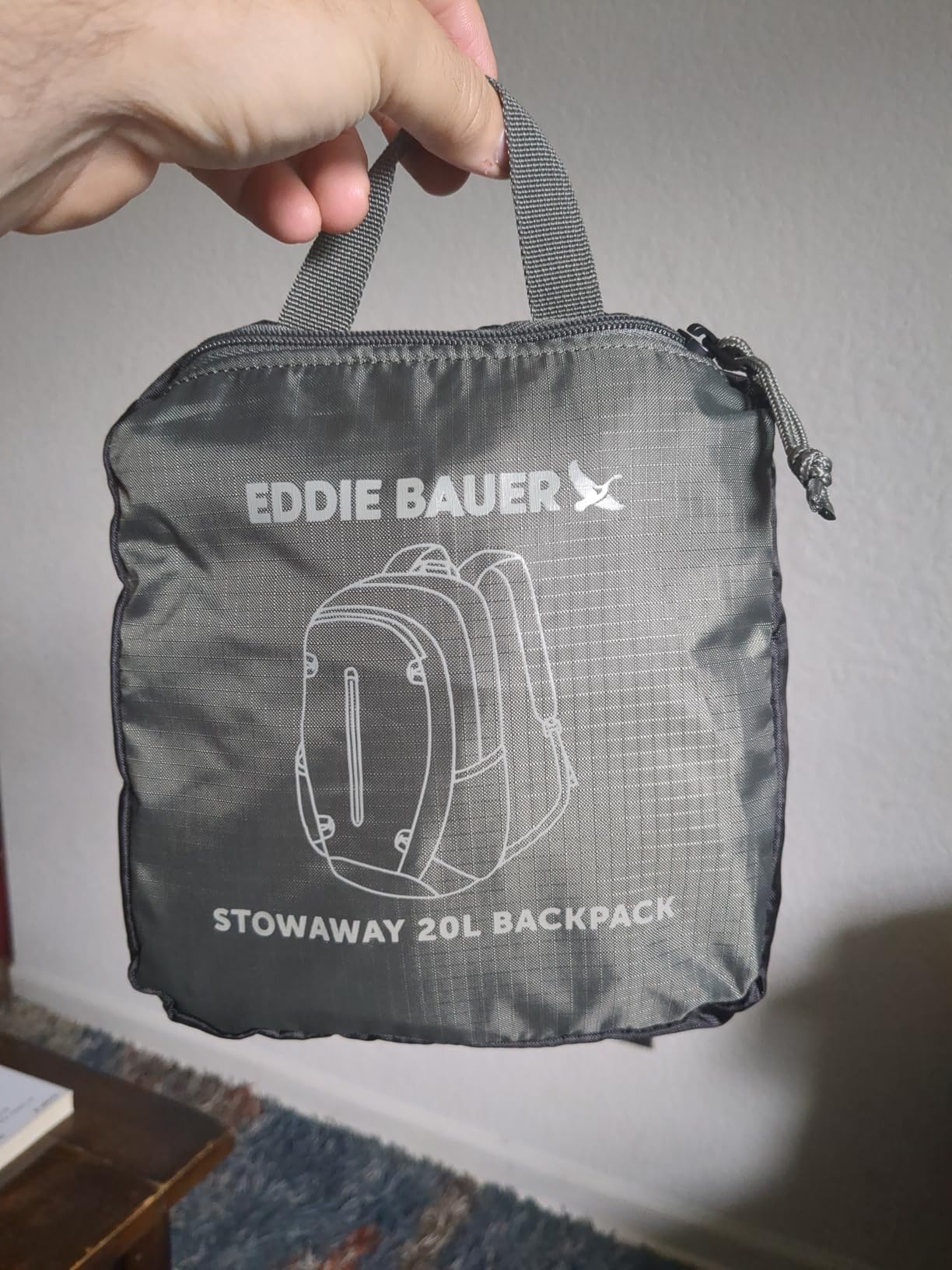 Eddie Bauer Stowaway Packable Backpack 20L, Lightweight Durable Ripstop Polyester, Packable Daypack for Travel and Hiking customer photo 2