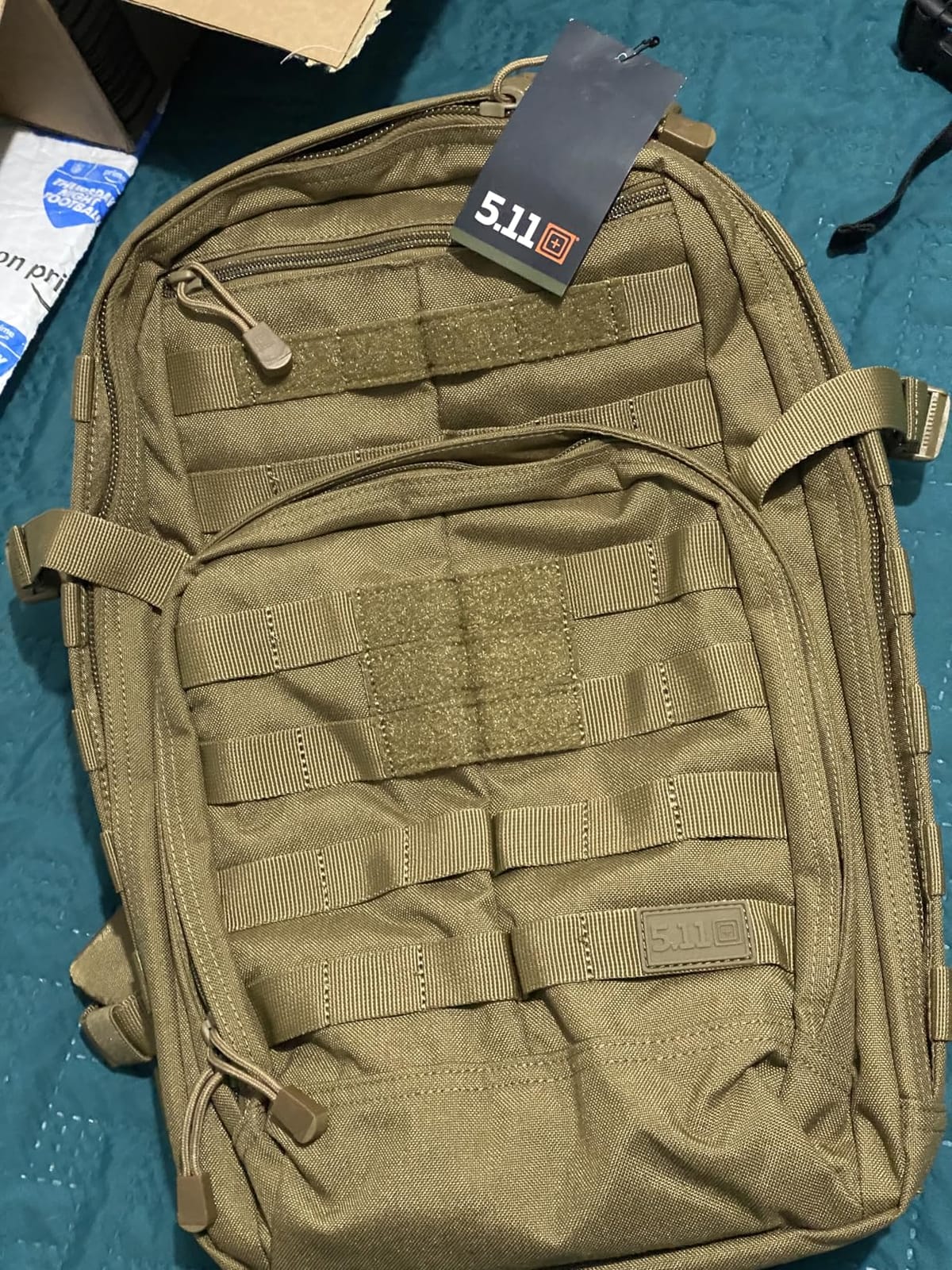 5.11 Tactical Rush 12 2.0 Tactical Backpack 24L Molle Laptop, Duty Tech Bag | Style 56561ABR, 24L Military Survival Pack, Laptop Compartment, Hydration Ready, 1050D Nylon customer photo 1