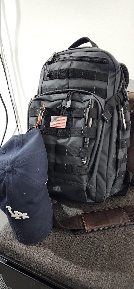 5.11 Tactical Rush 12 2.0 Tactical Backpack 24L Molle Laptop, Duty Tech Bag | Style 56561ABR, 24L Military Survival Pack, Laptop Compartment, Hydration Ready, 1050D Nylon customer photo 2