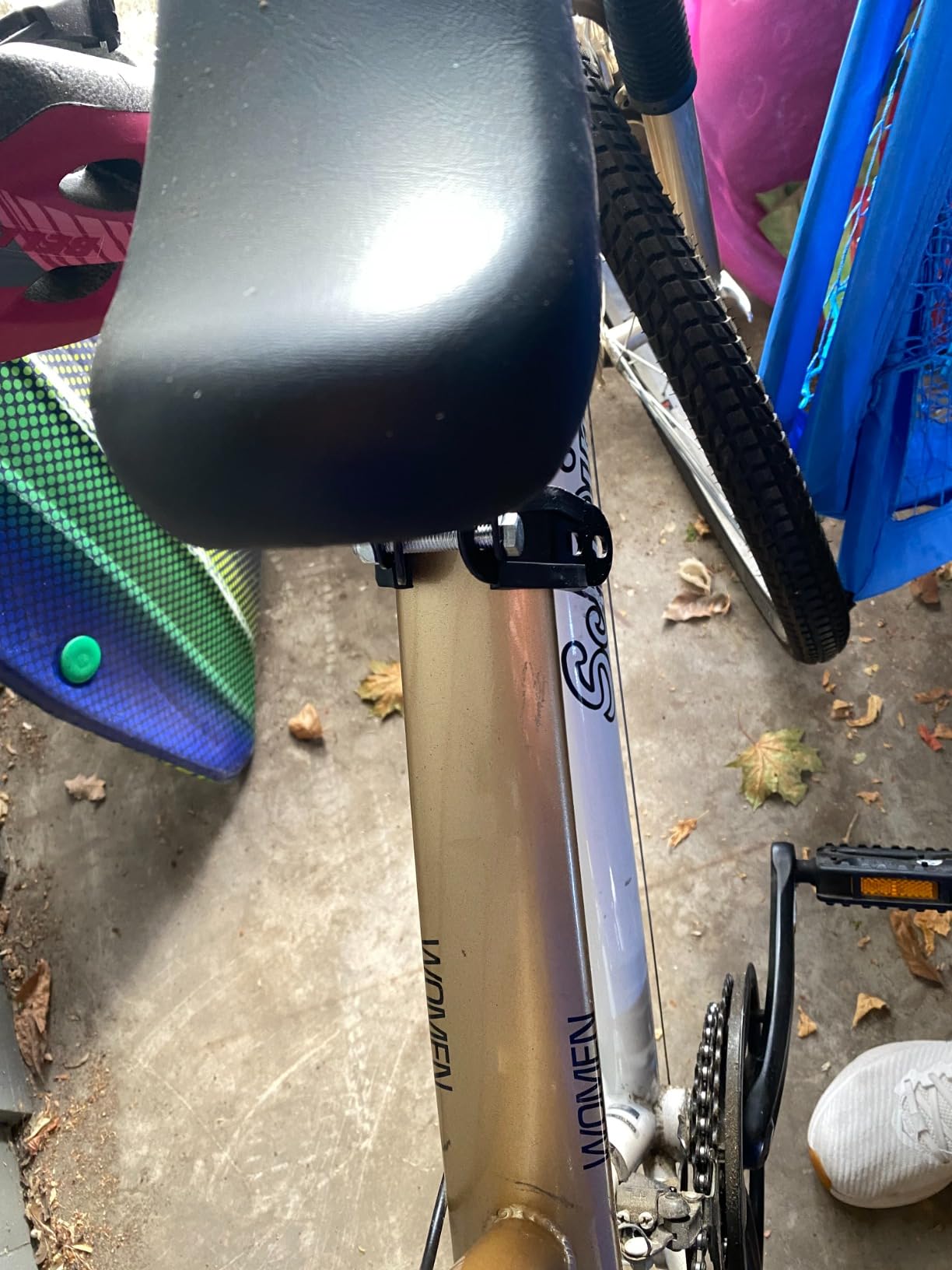 Front Mounted Bicycle Seats for Children, Kid Bike Seat Mountain with Handlebars Foot Pedals for Children 2~5 Years customer photo 1