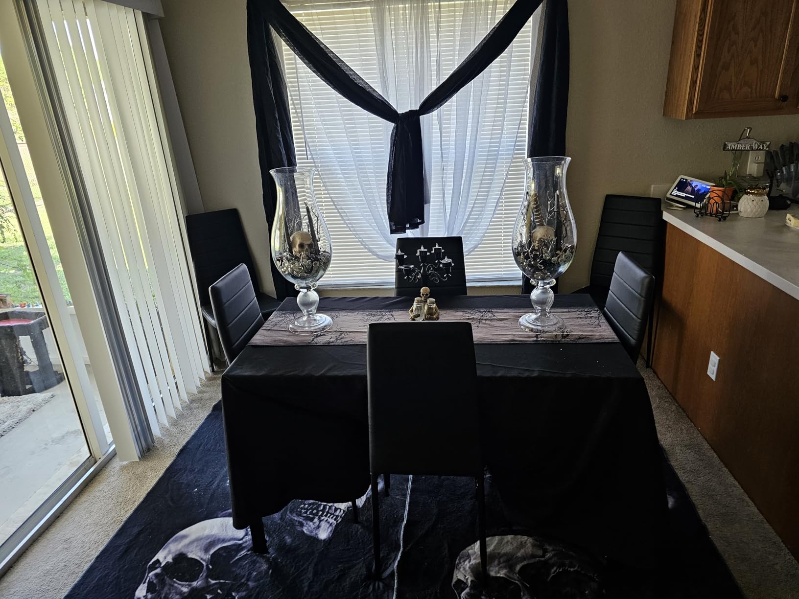 Gizoon 3 Piece Glass Dining Table Set, Kitchen Table and Chairs Set for 2 customer photo 1