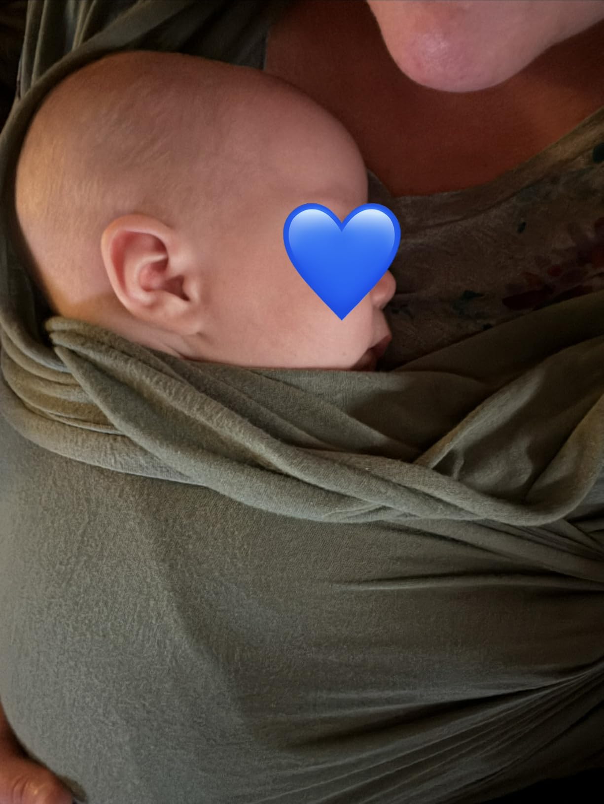 Solly Baby Wrap, Buttery-Soft Baby Carrier Newborn to Toddler 8-25 Lbs., Lightweight & Hands-Free Infant Sling Wrap, Breathable Summer Carrier, Baby Wearing & Postpartum Essential, New Mom Gift, Basil customer photo 1